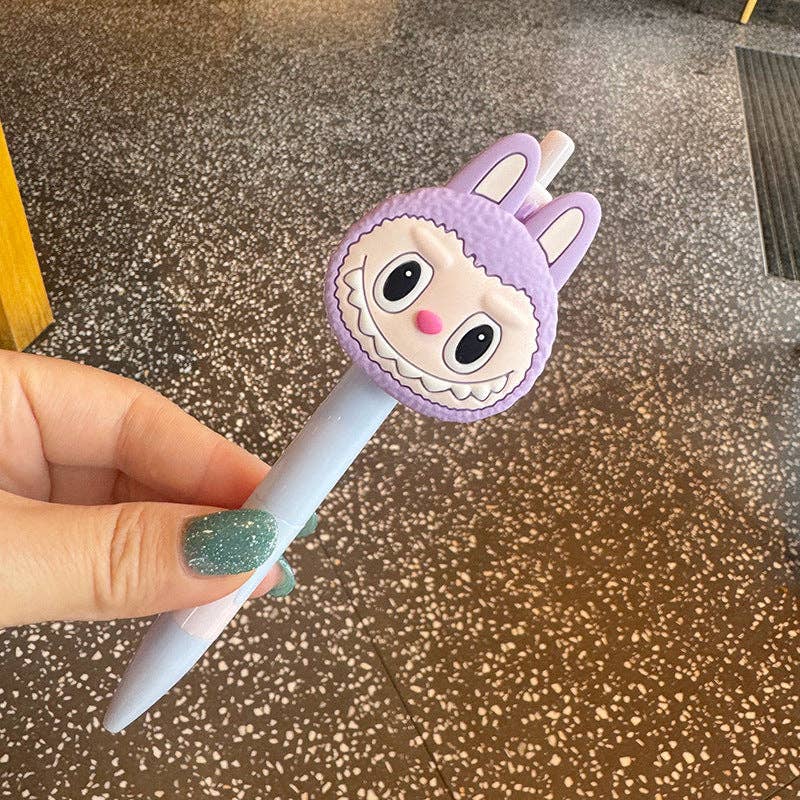 Labubu cartoon patch gel pen cute labubu pen