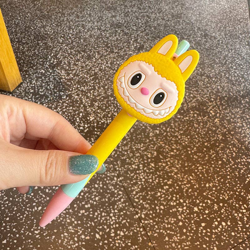 Labubu cartoon patch gel pen cute labubu pen