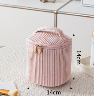 Corduroy cosmetic bag travel portable bag-4pcs set