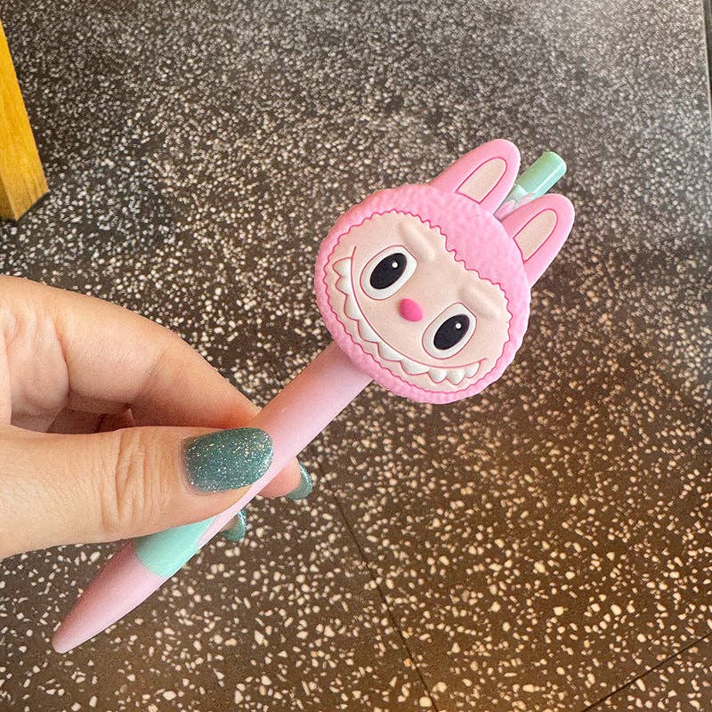 Labubu cartoon patch gel pen cute labubu pen