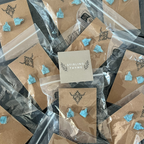 Cow Tag - Faux Cowhide Stud Earrings