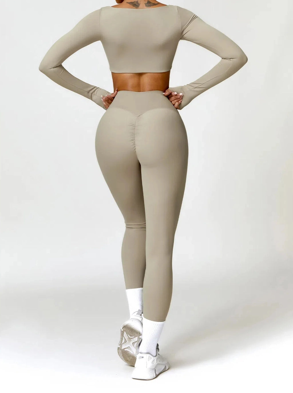2 Piece Long Sleeve Yoga Set