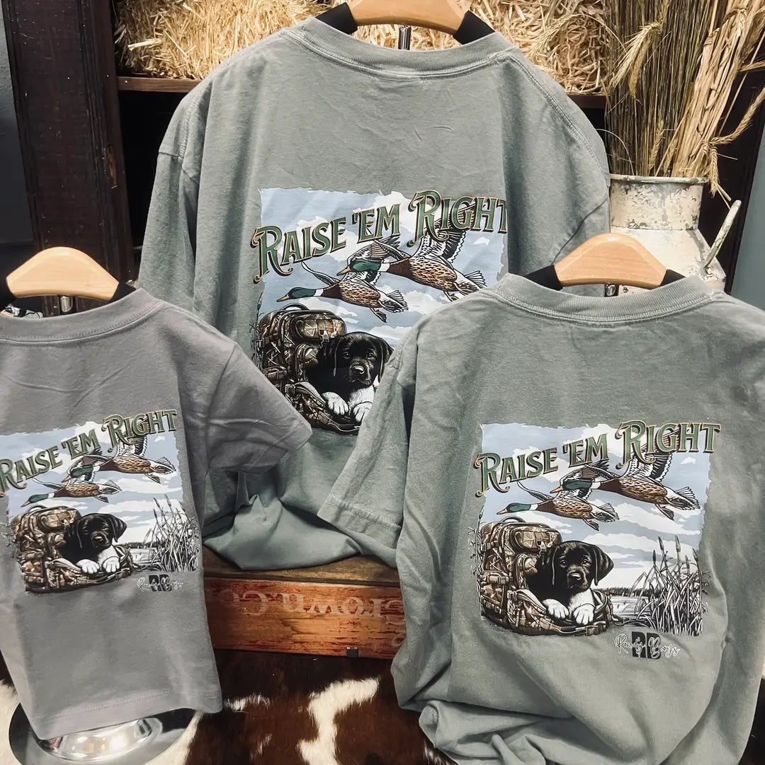 Raise 'Em Right Duck Hunting Shirt
